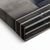 Brutalist Wall Art | Minimalist Concrete Architecture Geometric Print