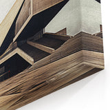 Brutalist Wall Art | Bold Industrial Concrete Architecture Design Print