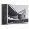 Brutalist Wall Art | Curved Concrete Structure Modern Architectural Print
