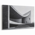 Brutalist Wall Art | Curved Concrete Structure Modern Architectural Print