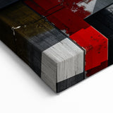Bold Brutalist Wall Art | Industrial Geometric Design with Concrete Textures