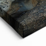 Brutalist Industrial Art | Natural Fusion with Abstract Concrete Sculpture