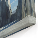 Monumental Brutalist Wall Art | Abstract Geometric Architectural Design