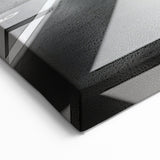 Minimalist Brutalist Wall Art | Geometric Concrete Architecture in Monochrome