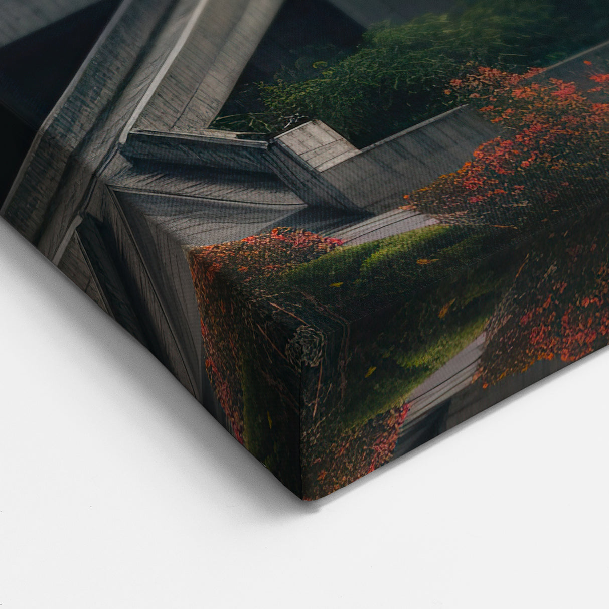 Brutalist Wall Art | Modern Geometric Architecture | Industrial Canvas Print