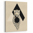 Abstract Minimalist Art: Modern Leopard Geometric Minimalist Wall Art Print