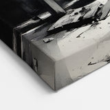 Brutalist Wall Art | Geometric Still Life with Concrete Cityscape | Canvas