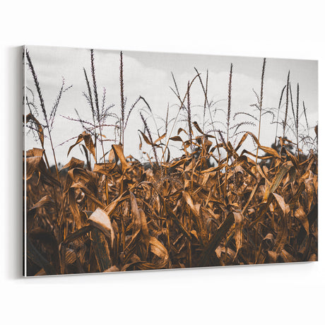 Rustic Cornfield Wall Art | Farmhouse Nature Decor | Vintage Wall Print