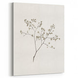 Minimalist Botanical Art Print: Simple Nature-Inspired Wall Art in Neutral Tones