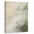 Minimalist Abstract Art: Soft Neutral Tones with Flowing Organic Shapes