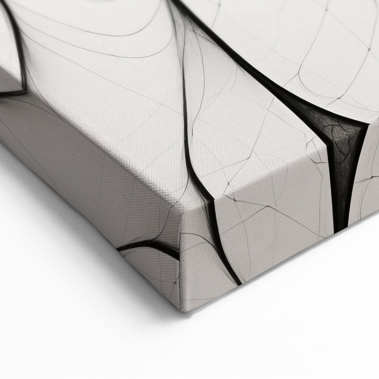 Minimalist Abstract Line Art: Flowing Organic Patterns in Black and White
