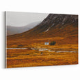 Solitary House in Golden Valley Wall Art | Rustic Farmhouse Decor | Nature Print