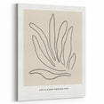 Minimalist Botanical Line Art: "Les Fleurs Abstraites" Modern Flower Print