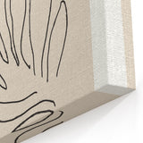 Minimalist Botanical Line Art: "Les Fleurs Abstraites" Modern Flower Print