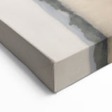Minimalist Landscape Art: Soft Field of Wildflowers in Neutral Tones