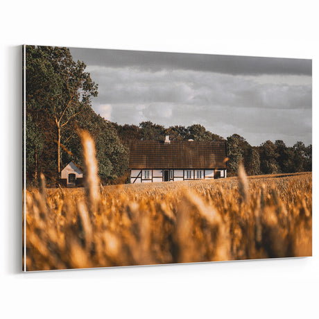 Rustic Farmhouse Wall Art - Vintage Landscape for Cozy Home Decor