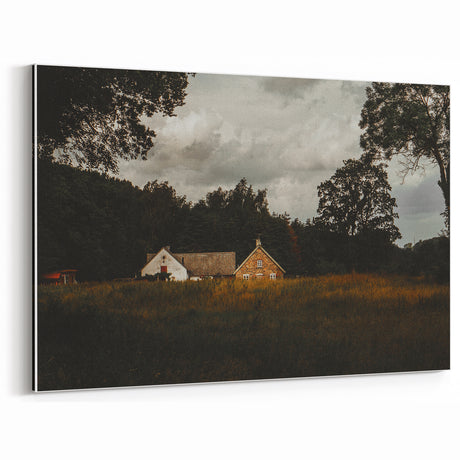 Rustic Landscape Wall Art - Cozy Farmhouse Decor for Vintage Spaces