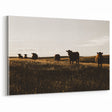 Rustic Cattle Herd Wall Art - Farmhouse Country Landscape Decor