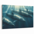 Glamorous Whale Glam Wall Art – Luxury Modern Oceanic Decor
