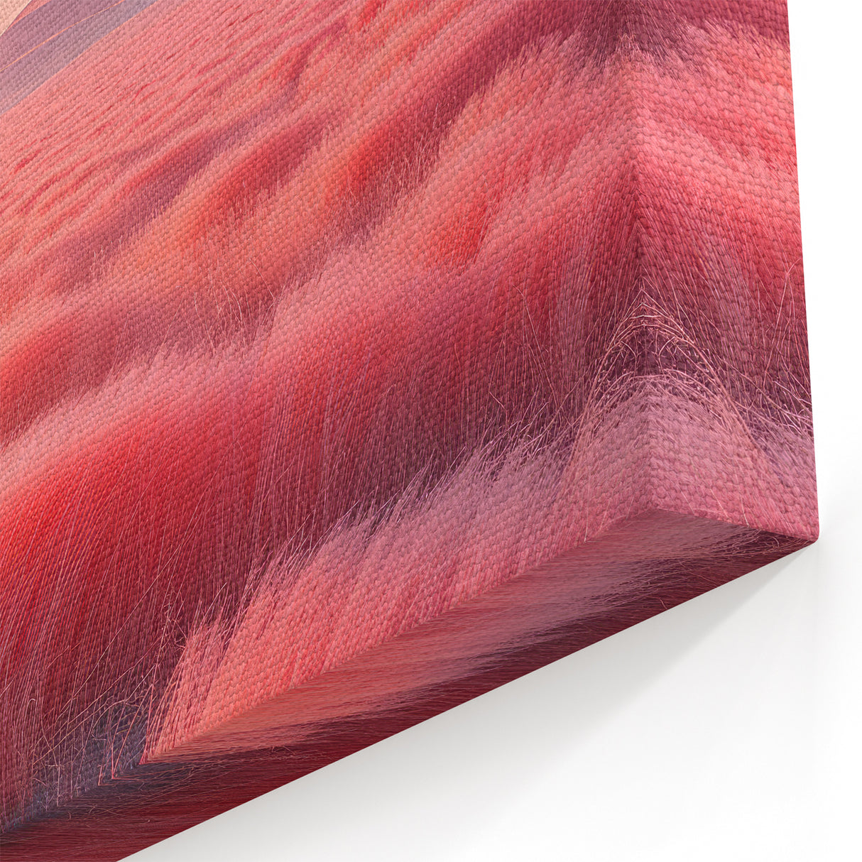 Glamorous Pink Desert Landscape Wall Art – Chic Modern Luxury Decor