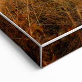 Rustic Fence in Golden Field Wall Art - Farmhouse Country Landscape Decor
