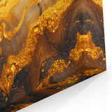 Glamorous Gold Abstract Wall Art – Luxury Metallic Modern Decor