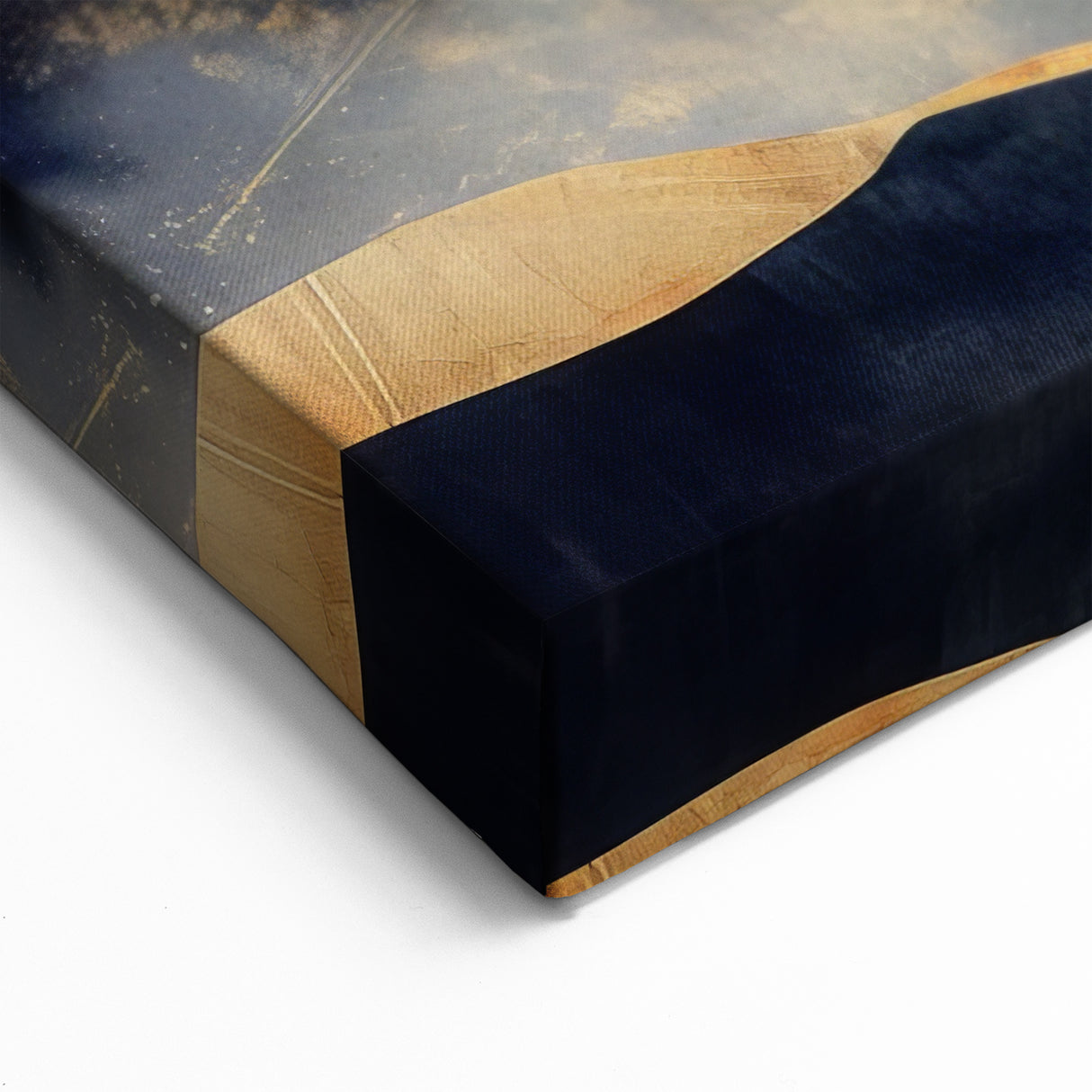 Glamorous Golden Mountain Wall Art – Luxury Modern Landscape Decor