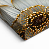 Glamorous Black and Gold Floral Wall Art – Luxury Modern Botanical Decor