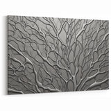 Modern Silver Tree Branch Wall Art – Glamorous Nature-Inspired Decor