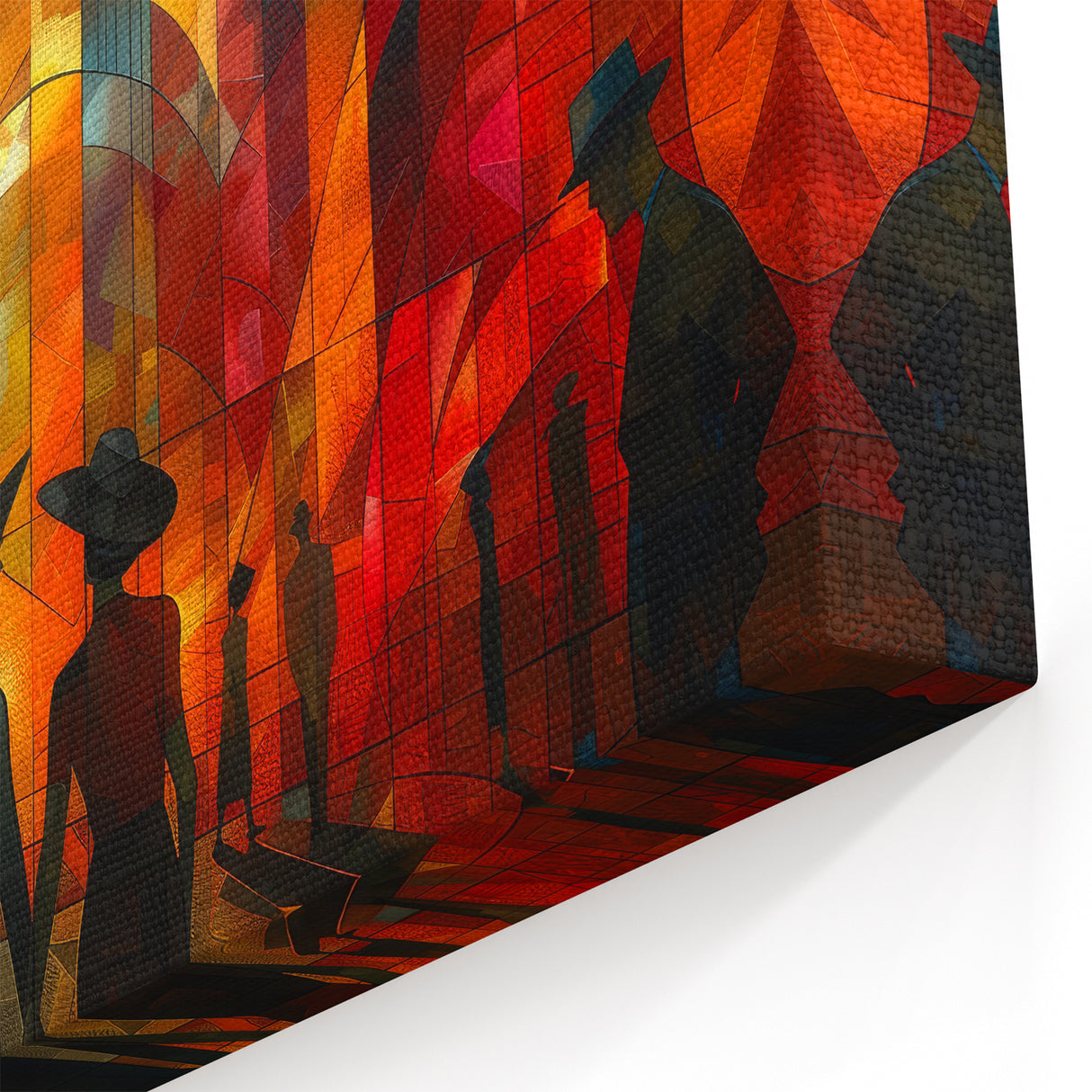 Glam Abstract Cityscape Wall Art – Chic Modern Glamorous Decor