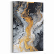 Elegant Black, White & Gold Marble Art – Glamorous Statement Wall Decor