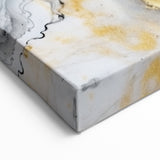 Elegant Black, White & Gold Marble Art – Glamorous Statement Wall Decor