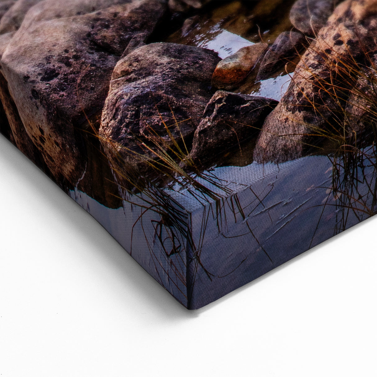 Sierra Nevada Canvas Art - Tranquil Lake and Mountain Reflection