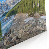 Wilderness Photography – Glacier National Park Snow-Capped Mountain Art