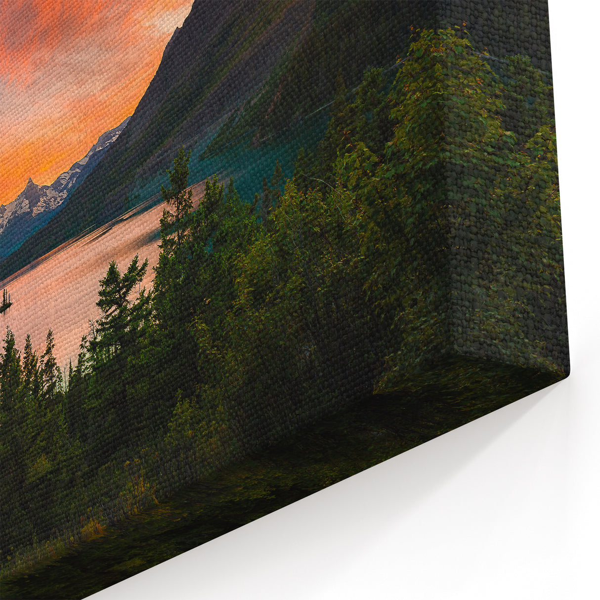 Scenic Montana Wall Art – Glacier National Park Sunset Wilderness View