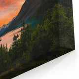 Scenic Montana Wall Art – Glacier National Park Sunset Wilderness View