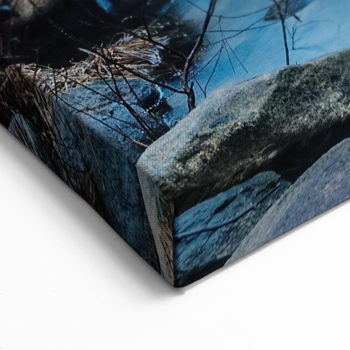 Yosemite National Park Wall Art – El Capitan Sunset & River Scene Print