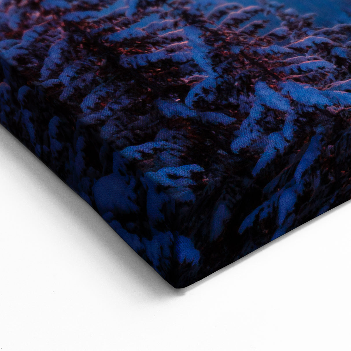 Montana Acrylic Art - Snowy Pine Forest at Sunrise Over Cloud Sea