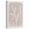 Mid Century Modern Minimalist Art - Retro Floral Geometric Wall Decor