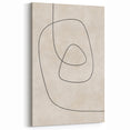Mid Century Modern Abstract Line Art - Minimalist Geometric Wall Decor