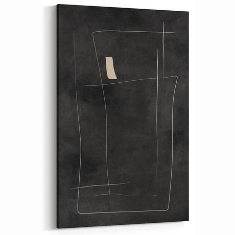 Mid Century Modern Minimalist Line Art - Geometric Abstract Wall Decor