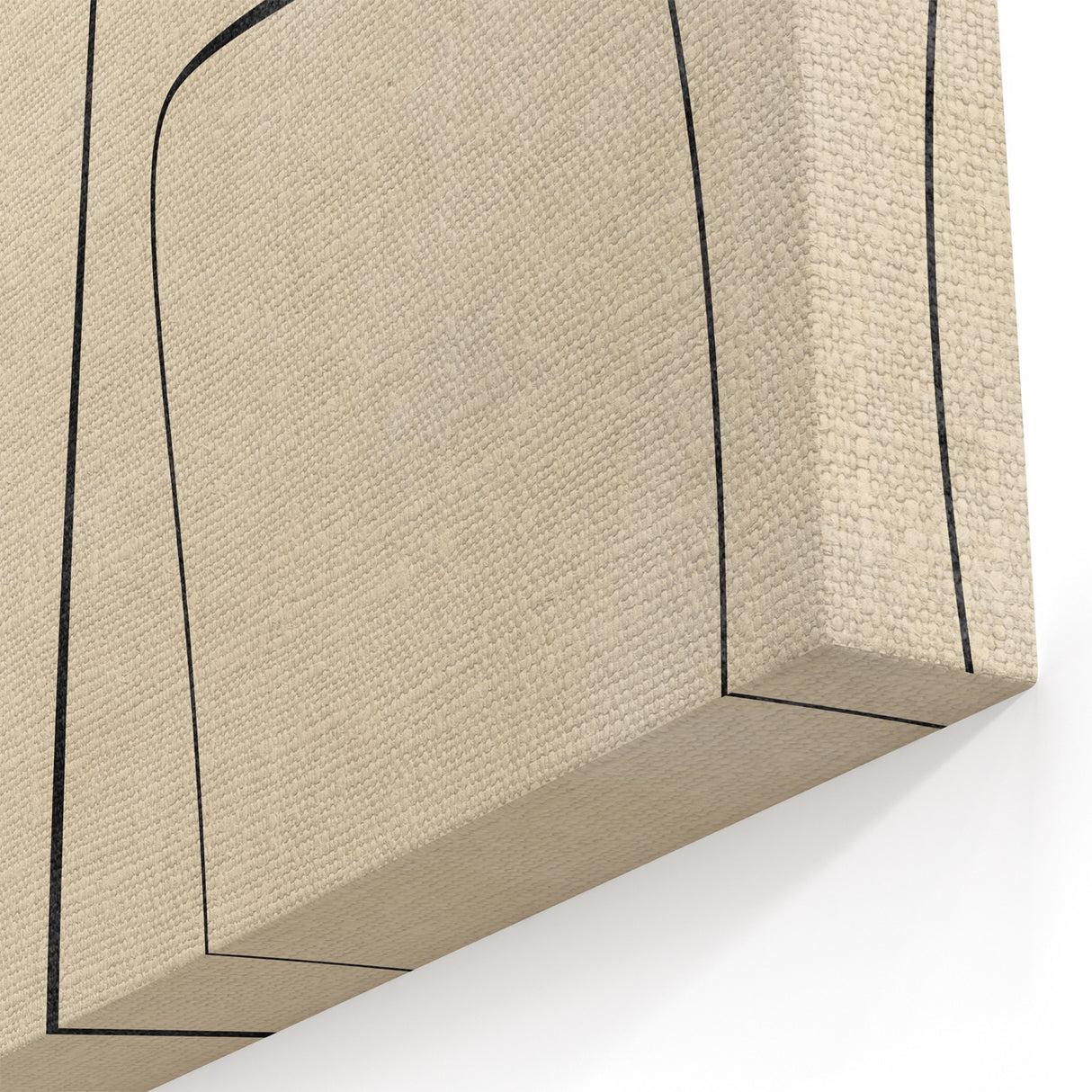 Mid Century Modern Abstract Line Art - Minimalist Geometric Wall Decor
