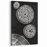Mid Century Modern Art | Black and White Geometric Wall Decor | Retro Print