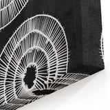 Mid Century Modern Art | Black and White Geometric Wall Decor | Retro Print