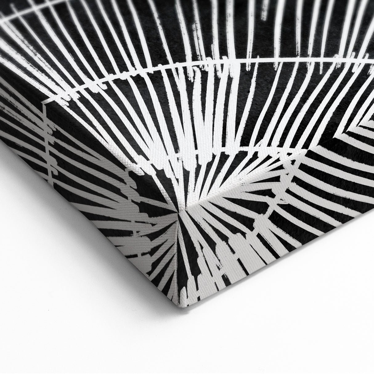 Mid Century Modern Art | Black and White Geometric Wall Decor | Retro Print