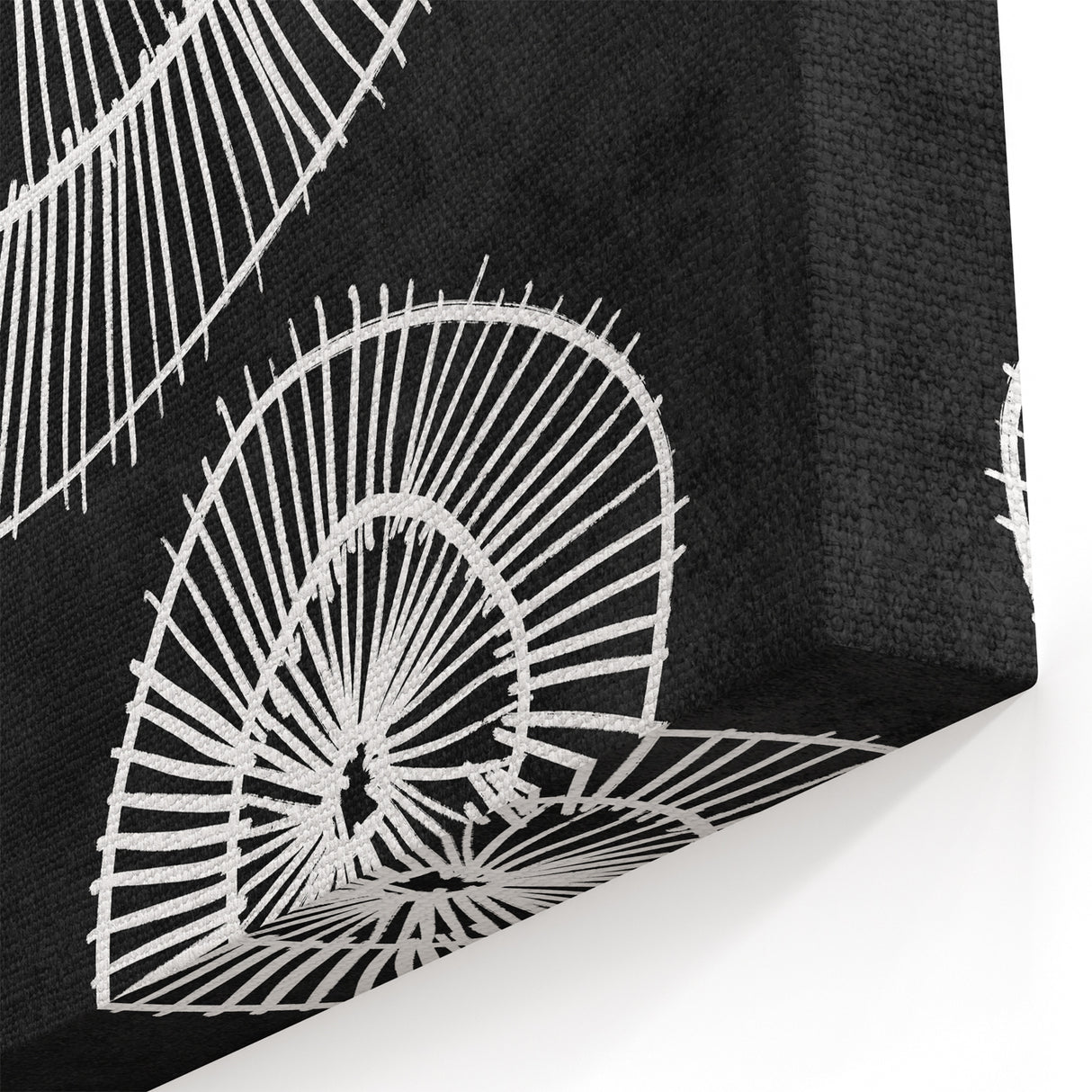 Mid Century Modern Art | Bold Geometric Wall Decor | Retro Black & White