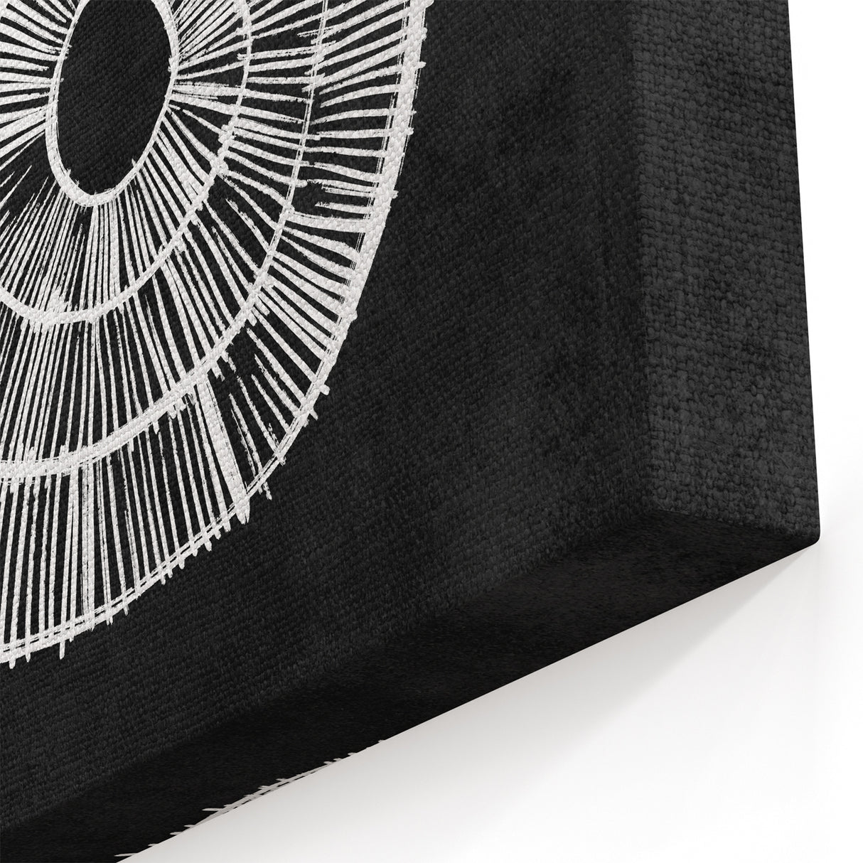 Mid Century Modern Art | Retro Geometric Wall Decor | Black & White Print