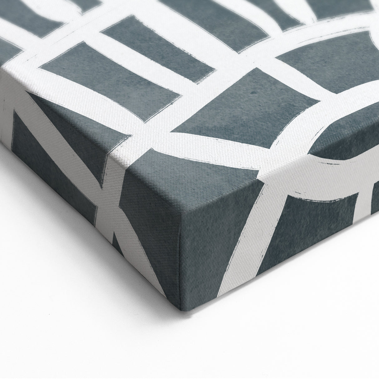 Mid Century Modern Art – Geometric Retro Abstract Print in Minimalist Style