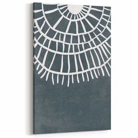 Mid Century Modern Art – Retro Geometric Wall Decor with Minimalist Style