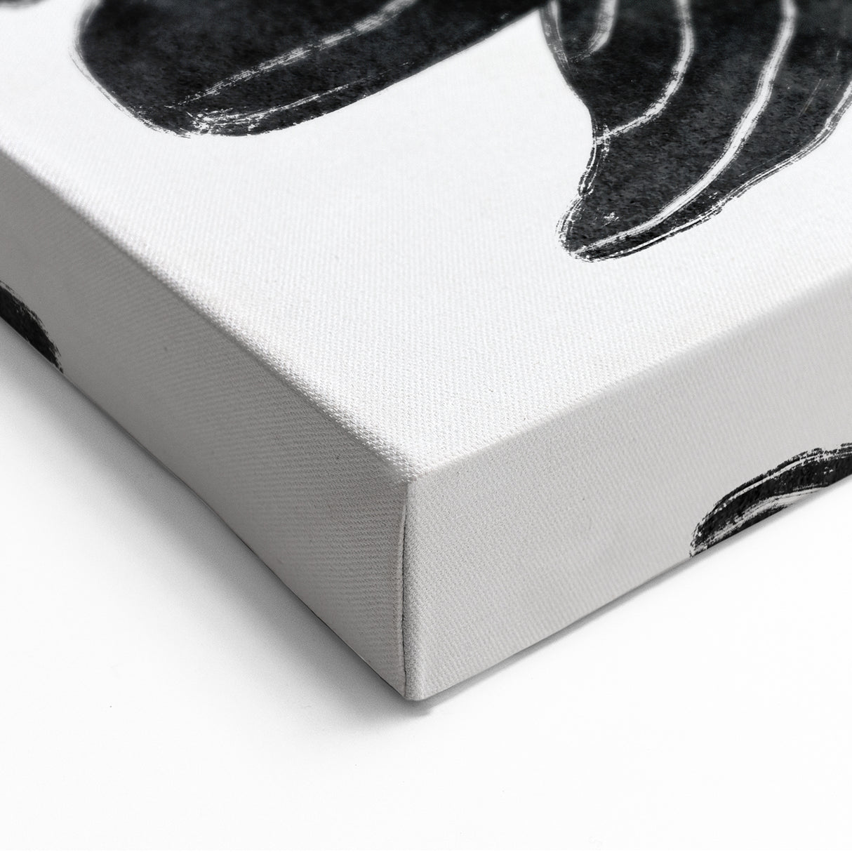 Mid Century Modern Art – Retro Abstract Fish Wall Decor in Black & White